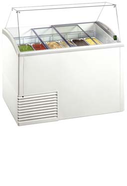 Framec SLANT ICE Scoop Ice Cream Display